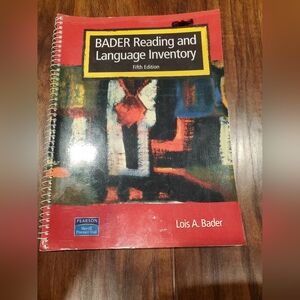 Bader reading and language inventory  by Lois bader